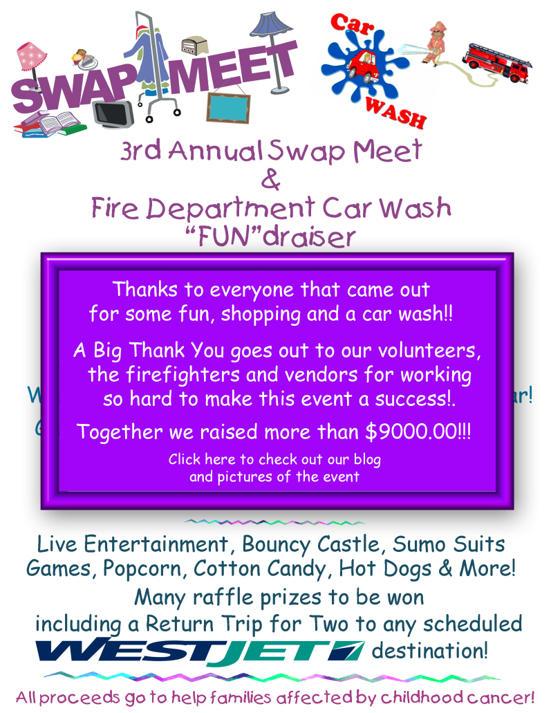 3rd Annual Swap Meet & Fire Department Car Wash